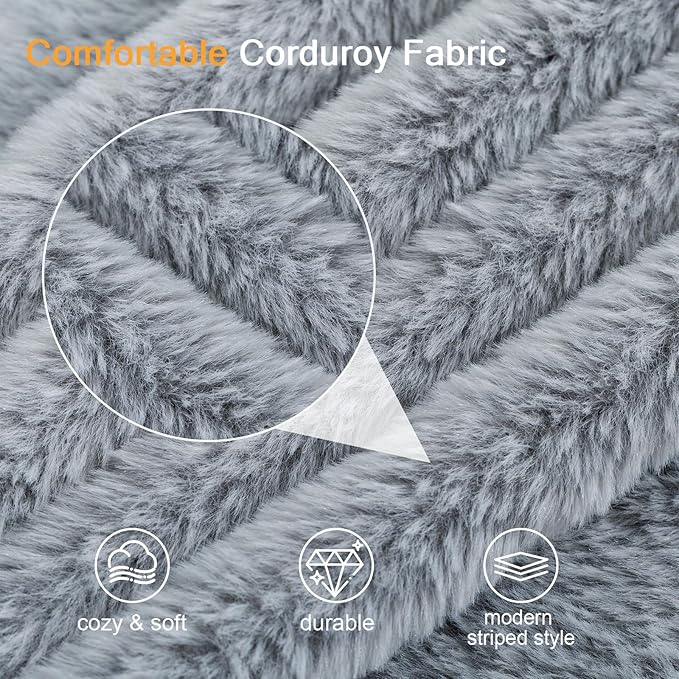 COMAX Convertible Sofa Bed, Folding Floor Couch Fold Out Couch Bed Futon Sleeper Mattress with Pillows, Boneless Sofa Comfy Lounge Loveseat for Living Room Bedroom, Snow Light Grey