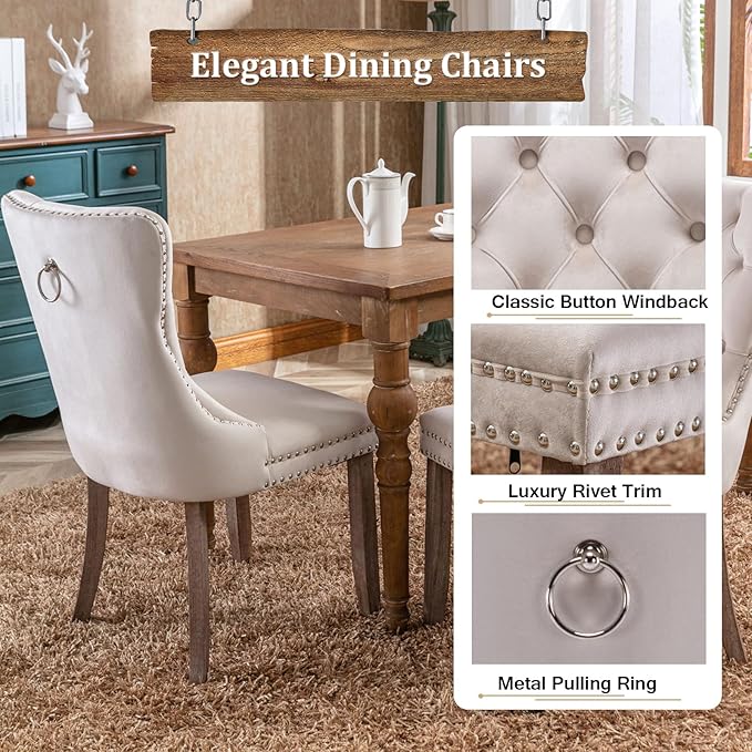 Goujxcy 9-Piece Extendable Dining Table Set for 8, 63-78 Inch Faux Travetine Kitchen Table Set with 8 Beige Upholstered Chairs Modern Wood Expandable Dining Room Table Set for Kitchen Apartment