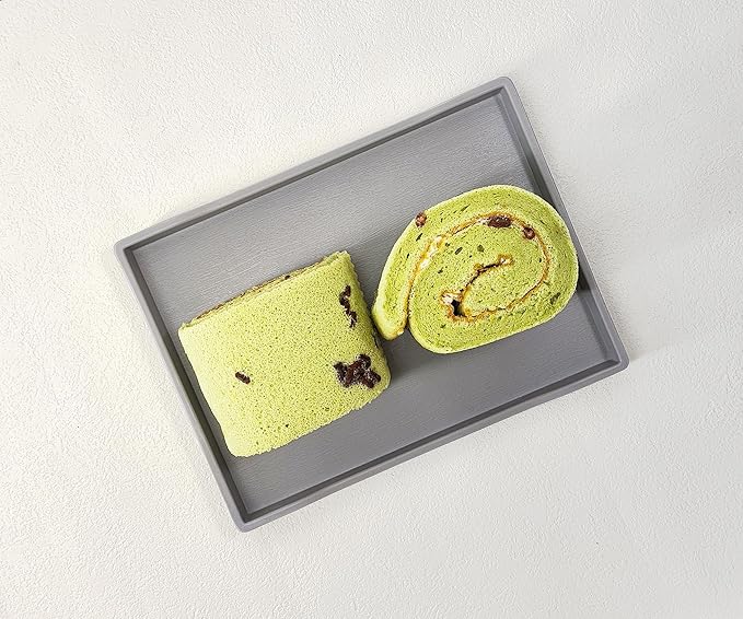 Small Gray Serving Tray (8.5 x 6.3 inch) for Serving Accessory, Spa, Coffee, Drinks, Wine, Tea, Bar, Party, Seasoning, Perfume or Display Use.