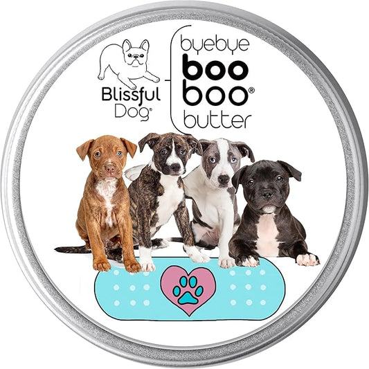 The Blissful Dog Staffordshire Pitbull Terrier Boo Boo Butter, 2-Ounce