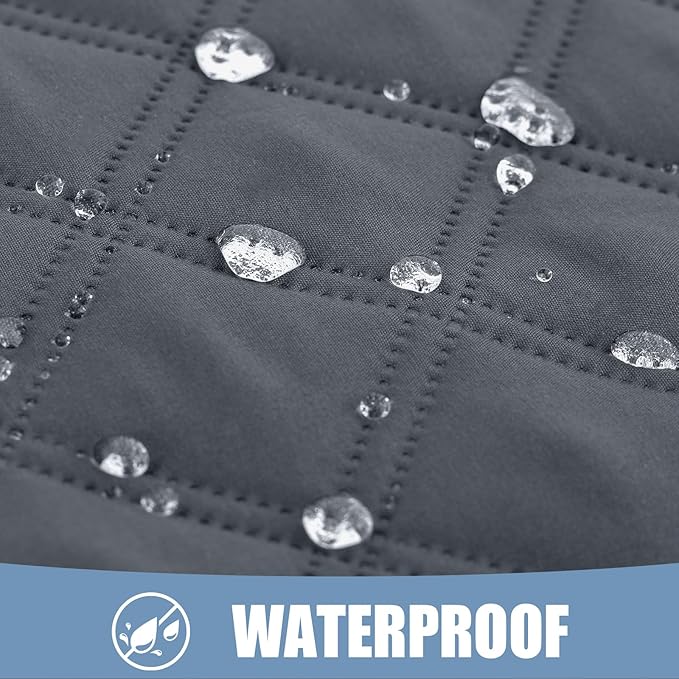 Smiry Waterproof Dog Blanket, Reversible Dog Bed Cover Pet Blanket, Soft Pet Couch Covers for Sofa Washable, Bed Couch Sofa Furniture Protector for Puppy Cat Kids (52"x82", Dark Grey/Black)