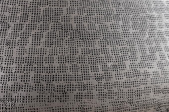 Albany Living Modern Cylindrical Aluminum Hammered Embossed Texturing, Metal Drum Coffee Table with Removable Lid for Storage,Fully Assembled, for The Living Room and Bedroom, Gray