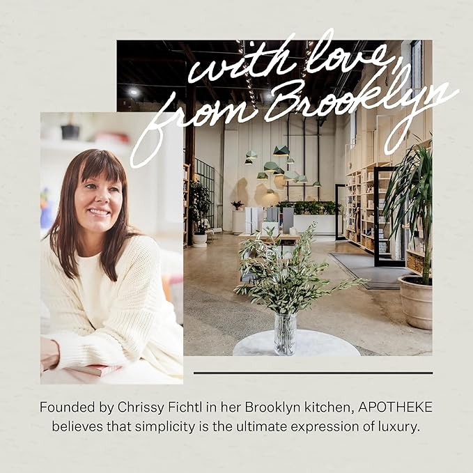 Apotheke 3-Wick Scented Candles for Home, Charcoal - 26 oz Soy Wax Jar Candle Gift for Women - Long-Lasting Fragrance with Perfume-Grade Essential Oils - Cedarwood, Sandalwood, Oud & Amber