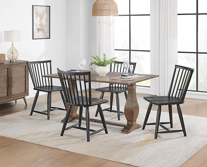 Martin Svensson Home Napa Sofa Console Table, Modular Flip Top Dining or Accent, Solid Natural Wood