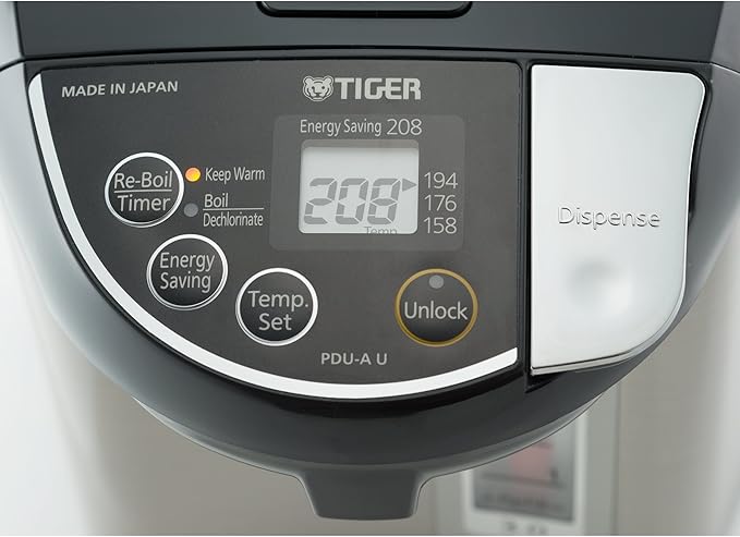 Tiger PDU-A40U Electric Water Boiler and Warmer (135 oz, Black)