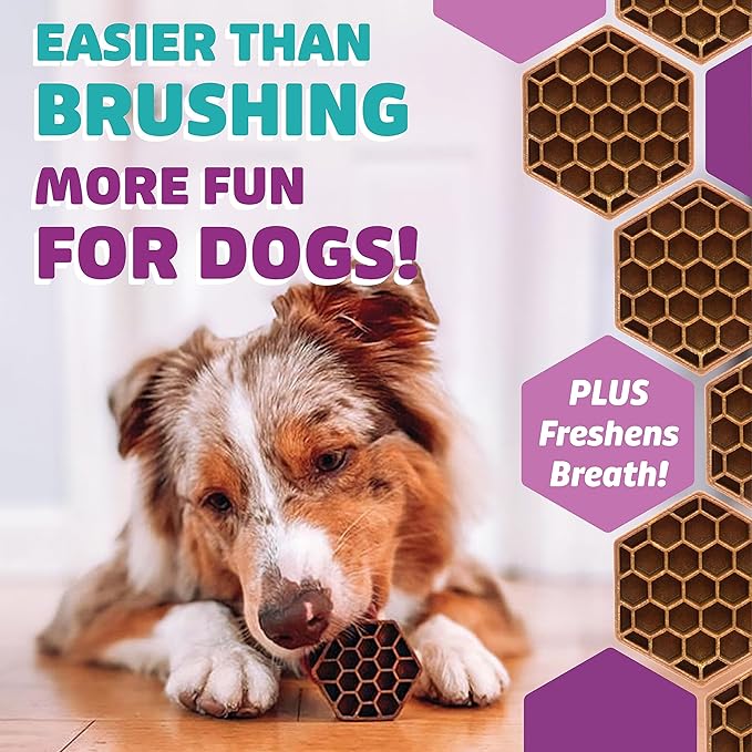 Yummy Combs Dog Dental Treats – Vet VOHC Approved – Delicious Chicken Protein – Removes Tartar with Cleaning Comb Shape – Dental Dog Treats for Extra Large Dogs (24oz, 12 Count)