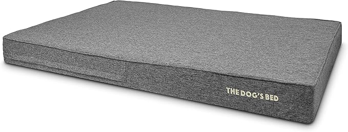 The Dog’s Bed Orthopedic Memory Foam Dog Bed, XXXL Grey Linen, Pain Relief for Arthritis, Hip & Elbow Dysplasia, Post Surgery, Lameness, Supportive, Calming, Waterproof Washable Cover
