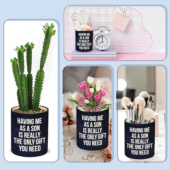 Christmas Gifts for Mom from Son - Mom Christmas Gifts from Son - Moms Birthday Gift Ideas from Son - Mother Gift, Funny mom Candle, 10 Oz Jar Lemongrass Scent Soy Wax Candle