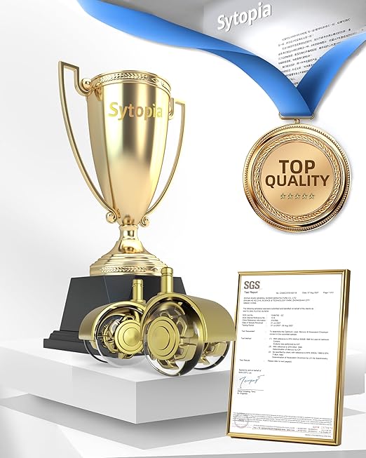 Office Chair Wheels 2" Desk Chair Caster Wheels Smooth Roller Style Quiet for Carpet and Hardwood Floors Universal Fit 11x22 mm Set of 5 Yellow