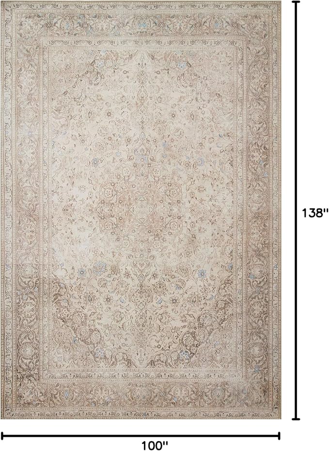 Loloi Loren Collection LQ-03 Sand/Taupe 8'-4" x 11'-6" Area Rug