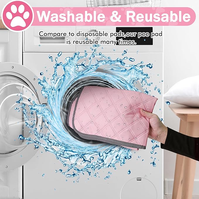 Pink Puppy Playpen for Middle Dog Cat, DogsTent Crates Cage Indoor/Outdoor, Portable Pop Up Dog Kennel with Carrying Bag for Rabbits, Removable Top (Pink, Small (29" x 29" x 17") with pad)