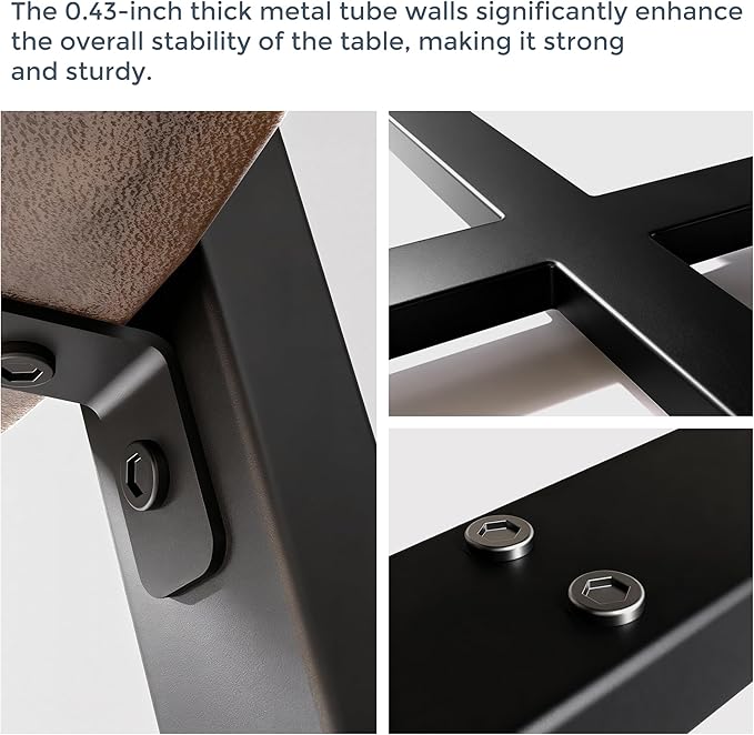 47" Round Dining Table for 4, Kitchen Dining Table with Storage, Wood Circle Dinner Table, Space Saving Dining Room Furniture for Kitchen, Living Room