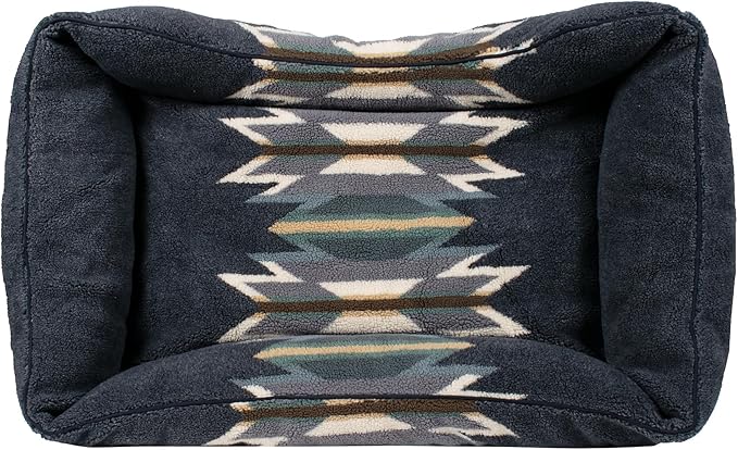 Pendleton Berber Kuddler Dog Bed - Wyeth Trail Oxford, XL