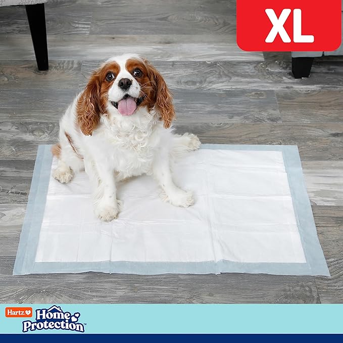 Hartz Home Protection Mountain Fresh Scented Dog Pads, XL 30 Count, Super Absorbent & Won't Leak, Odor Eliminating