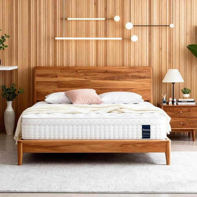 14 Inch King Mattress, Plush Hybrid Mattresses with Gel Memory Foam in a Box, Individual Pocket Springs for Pressure Relief & Motion Isolation, CertiPUR-US Certified,100-Night Trial