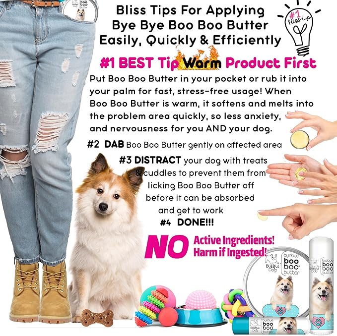 The Blissful Dog Icelandic Sheepdog Boo Boo Butter, 1 Ounce