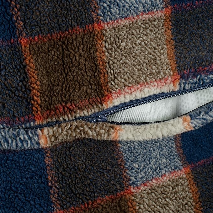 Pendleton Berber Kuddler Dog Bed - Mountain Plaid, M