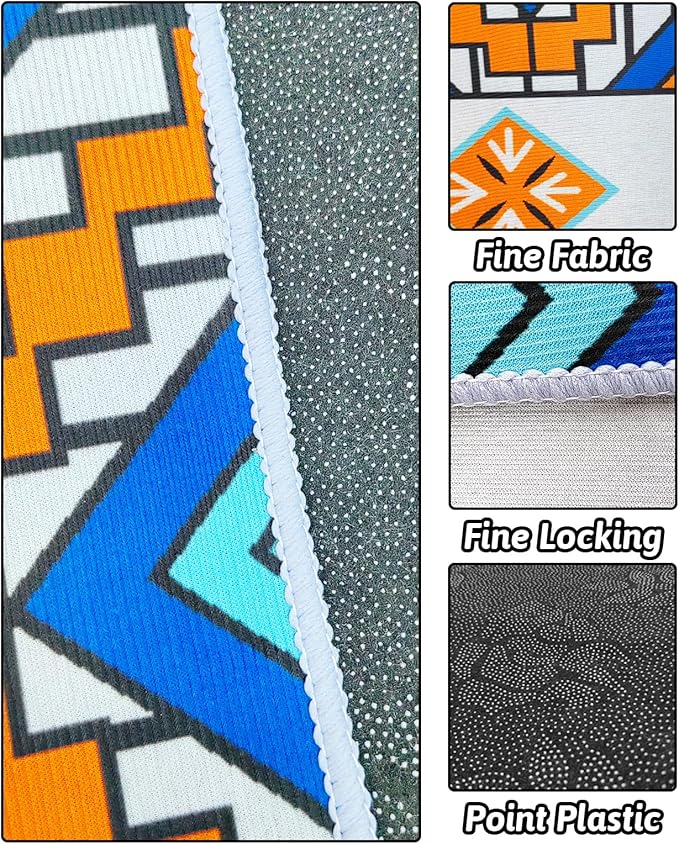 BNOSDM 91" X 63" Extra Large Bunny Cage Liner Washable Guinea Pig Mat Large Animals Mats Animal Pads for Floor Indoor Rabbit Carpet for Chinchillas Cats Ferrets Dogs
