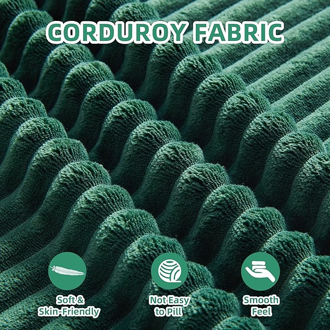 108” Modular Sectional Sofa, Cloud Sectional Couch with Deep Seat, Modern Modular L-Shape Sofa Couch with Chaise,Upholstered Boneless Couches for Living Room Bedroom (Green, Left Facing Chaise)