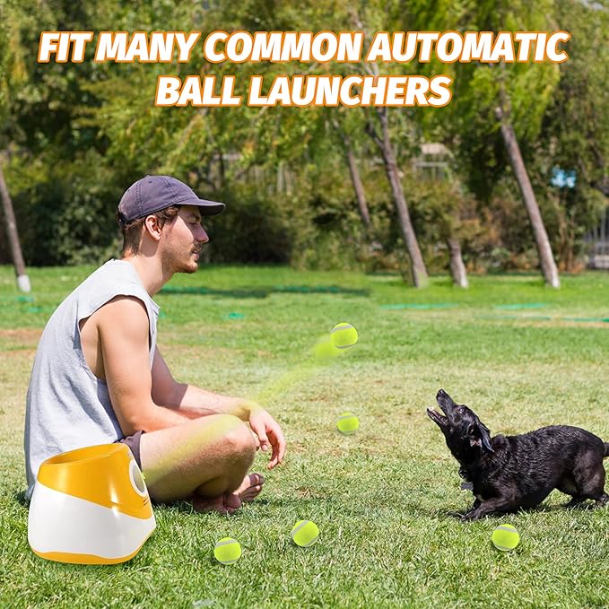 X-Small Dog Tennis Balls Dog Toys Ball 1.5" Pack of 12, Fit Ball Launchers