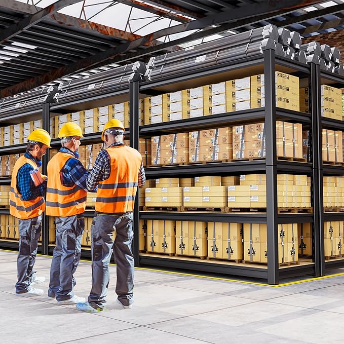 Set of 3 Garage Shelving-2050 lbs 5 Tier Storage Shelves,Adjustable Heavy Duty Metal Shelving Unit and Storage Large Rack,Utility Steel Shelf For Warehouse Industrial Pantry Basement 78"x46"x20"