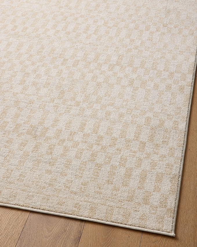Loloi Kamala Collection KAM-05 Ivory/Natural 2'-7" x 12'-0" Runner Rug
