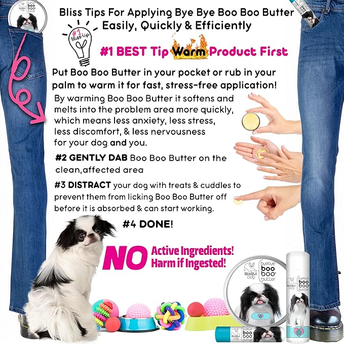 The Blissful Dog 4 oz TIN Japanese Chin Booboo Butter