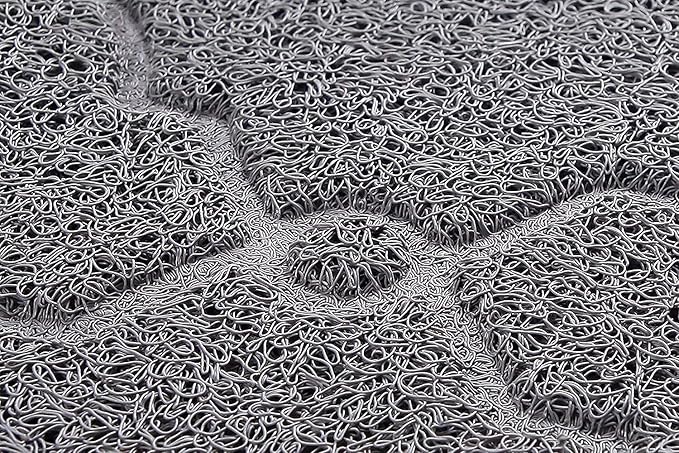 Cat Litter Mat, XL Size 47"X36" Litter Mat, Durable Trapping Rug, Non-Slip and Waterproof, Easy to Clean,Traps Litter from Litter Box(Extra Large Gray Khaki)