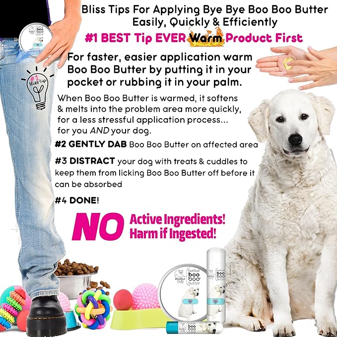 The Blissful Dog Kuvasz Boo Boo Butter, 2 Ounce