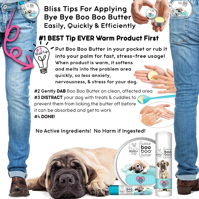 The Blissful Dog Anatolian Shepherd Boo Boo Butter, 2 Ounce