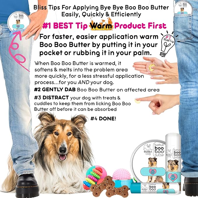 The Blissful Dog 1 oz TIN Collie Booboo Butter