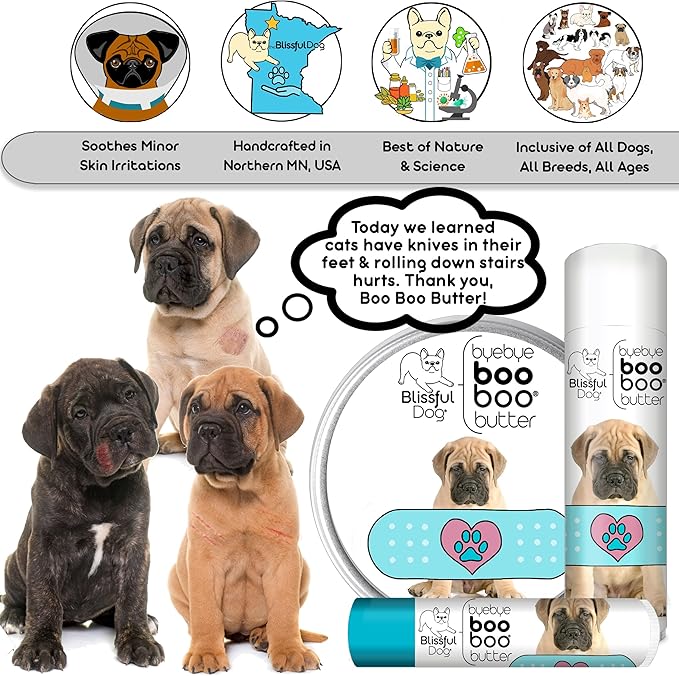 The Blissful Dog 4 oz TIN Bullmastiff Booboo Butter