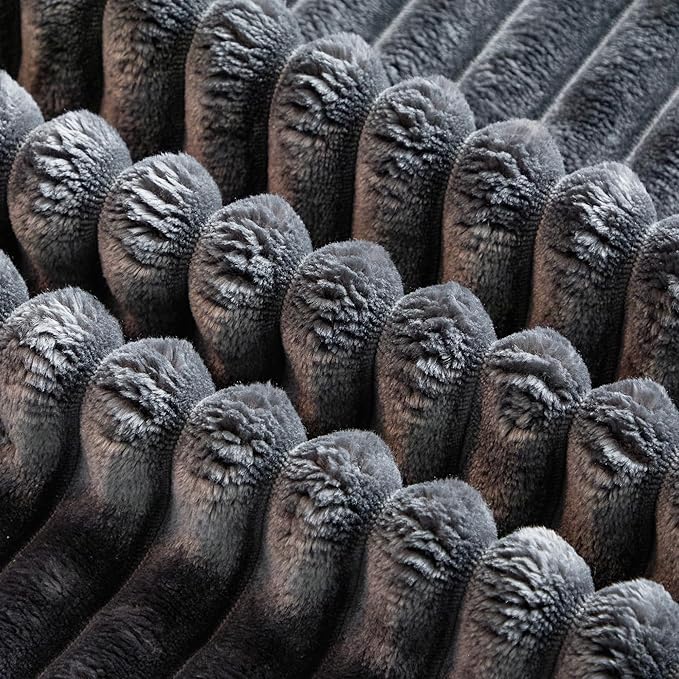 108'' Modular Sectional L-Shaped with Chair,Deep Seat Boneless Corner Couch for Living Room,Plush Corduroy Couch with Detachable Sofa Set,No Assembly(Right Facing Chaise,Gray)