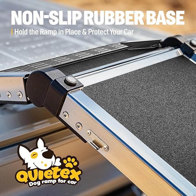 ππππ ππ©π π«ππππ Extra Long 71βDog Ramp for Car with Adjustable Head, Folding Pet Ramp for Large Dogs with Non-Slip Rug Surface, Dog Ramps Up to 330 lb for Car SUV Truck Bed Couch