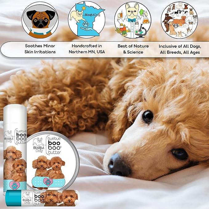 The Blissful Dog 2 oz TIN Poodle Booboo Butter
