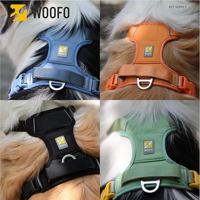 Core Dog Harness with Handle and Pocket, Sliver ion Inner Fabric, Wear-Resistant Shell Fabric, Reflective and Soft Padded (Avocado Green, Size Small)