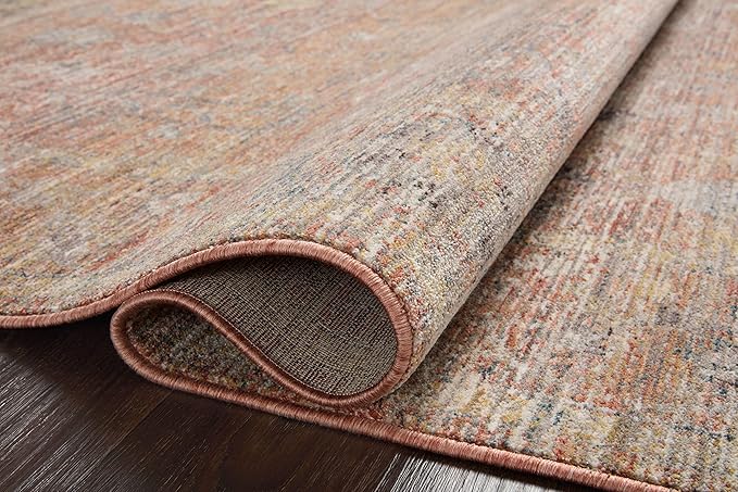 Loloi Magnolia Home by Joanna Gaines Millie Collection MIE-04 Sunset/Multi 3'-6" x 5'-6", .25" Pile Height, Accent Rug