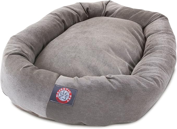 Majestic Pet Villa 52 Inch Shredded Memory Foam Dog Bed for X-Large Sized Dogs 52x35x11 Inch–Orthopedic Dog Bed with Removable Washable Cover-Washable X-Large Pet Bed with Head Support-Vintage