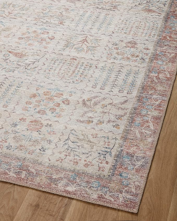 Loloi Rifle Paper Co. Maison Collection MAO-08 Cream 8'-4" x 11'-6", .19" Pile Height, Area Rug