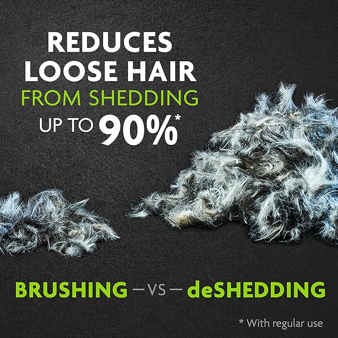 FURminator Medium Dog Undercoat deShedding Tool, Long Hair, Reduces Loose Hair from Shedding