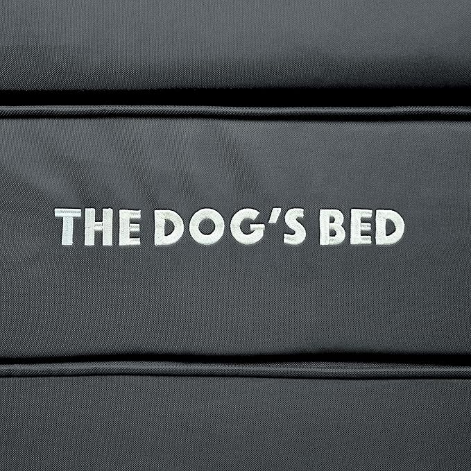 The Dog's Bed Replacement Outer Cover ONLY (Outer Cover ONLY - NO Bed, NO Waterproof Inner) for The Dog's Bed, Washable Oxford Fabric, XXL (Grey with Black Piping)
