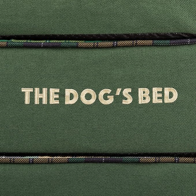 The Dog’s Bed Orthopedic Memory Foam Dog Bed, XXL Green Tartan 54x36, Pain Relief for Arthritis, Hip & Elbow Dysplasia, Post Surgery, Lameness, Supportive, Calming, Waterproof Washable Cover