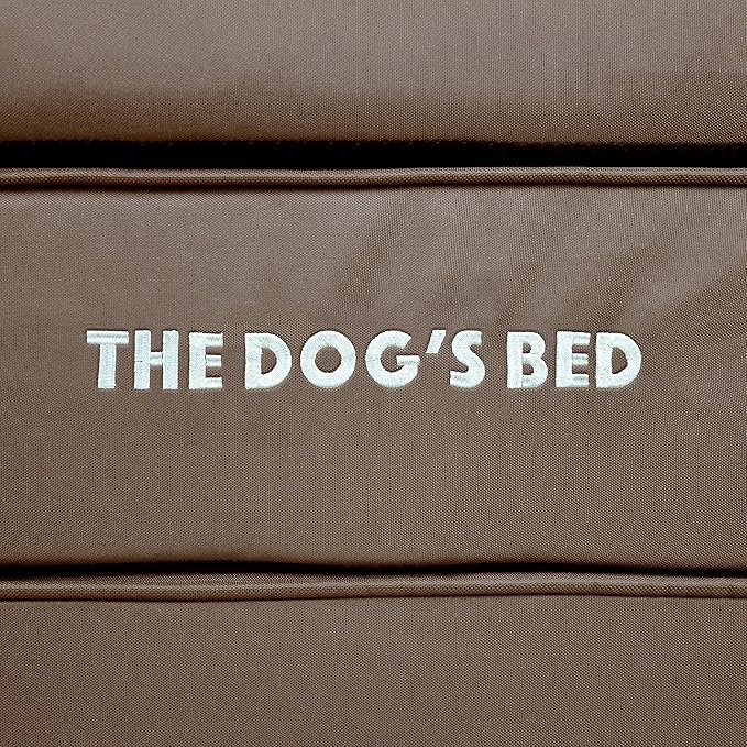 The Dog’s Bed Orthopedic Memory Foam Dog Bed, XXXL Grey/Black 64x44, Pain Relief for Arthritis, Hip & Elbow Dysplasia, Post Surgery, Lameness, Supportive, Calming, Waterproof Washable Cover