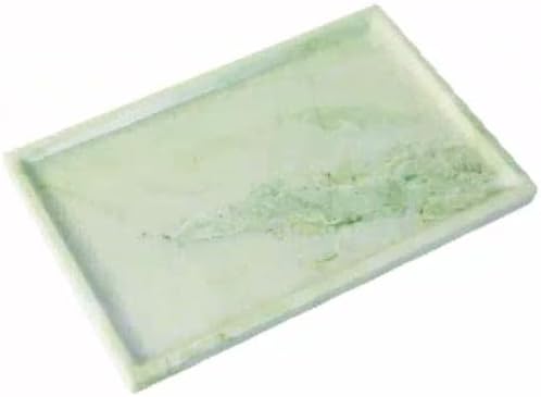 Real Luxurious Natural Marble Vanity Tray Genuine Marble Storage Tray for Home Decor Stone Tray for Bathroom/Kitchen/Vanity/Dresser,Plate Holder for Tissues, Candles, Towel