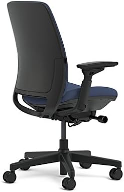 Steelcase Amia Office Chair - Most Comfortable Sit - 4 Points of Adjustability - Ergonomic Desk Chair - Upper Back Support - Adjustable Lumbar Support - Buzz2 Blue Fabric