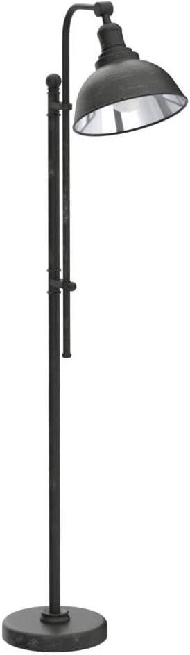 VONLUCE Floor Lamp for Living Room, 65'' Tall Industrial Floor Lamp, Adjustable Height & Head Vintage Metal Standing Reading Lamp for Bedroom, Office, Farmhouse, ETL Certificate