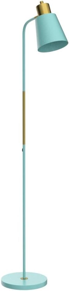 Floor Lamp, Industrial Floor Lamps for Living Rooms Rustic Farmhouse Reading Standing Floor Lamp Adjustable Metal Heads Indoor Task Lighting for Living Room Bedroom Office Home Décor (Green)