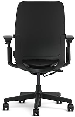 Steelcase Amia Office Chair - Most Comfortable Sit - 4 Points of Adjustability - Ergonomic Desk Chair - Upper Back Support - Adjustable Lumbar Support - Buzz2 Black Fabric