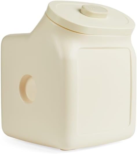 Reddy White Airtight Food Storage Container for Dogs Large 50 lbs.