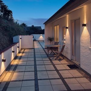 Modern Wall Lights 4 PCS LED Wall Pack Light Waterproof Outdoor Sconces for Porch Patio